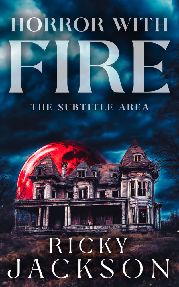 Front view of Mirage #14928 - Premade Horror Book Cover