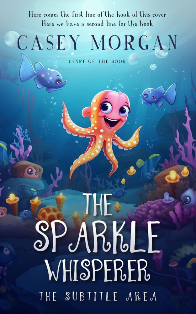 Front view of Cloud Burst #14936 - Premade Fantasy Book Cover