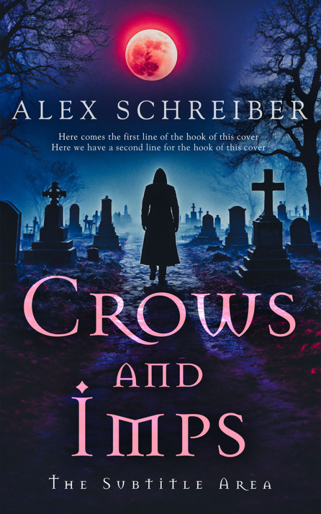 Front view of Mirage #14991 - Premade Fantasy Book Cover