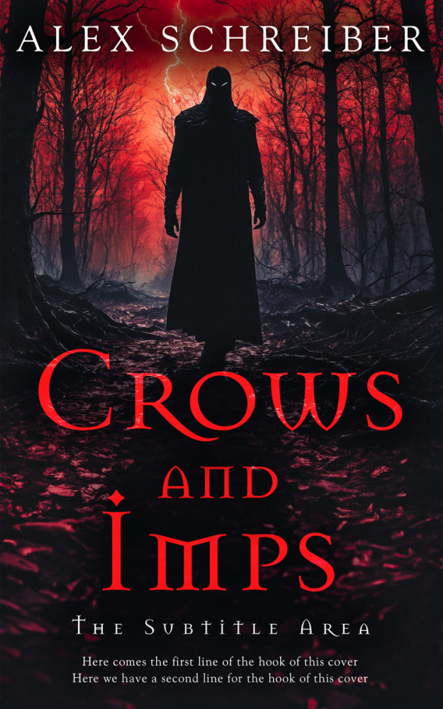 Front view of Bastille #14993 - Premade Fantasy Book Cover