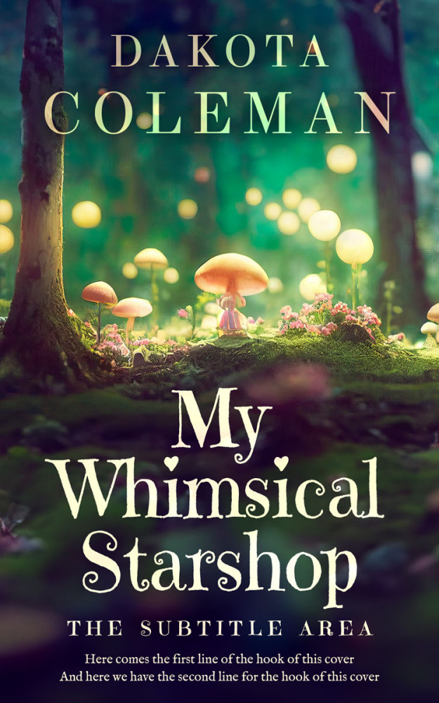 Front view of Outer Space #15203 - Premade Fantasy Book Cover