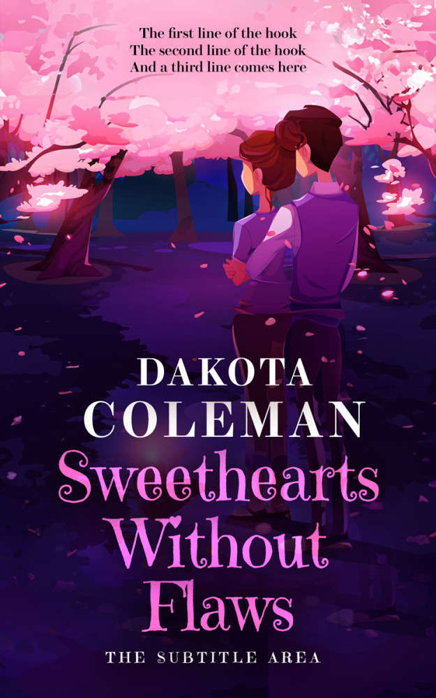 Front view of Illusion #15234 - Premade Romance Book Cover