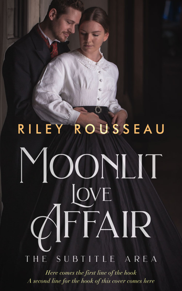 Front view of Cod Gray #15261 - Premade Romance Book Cover