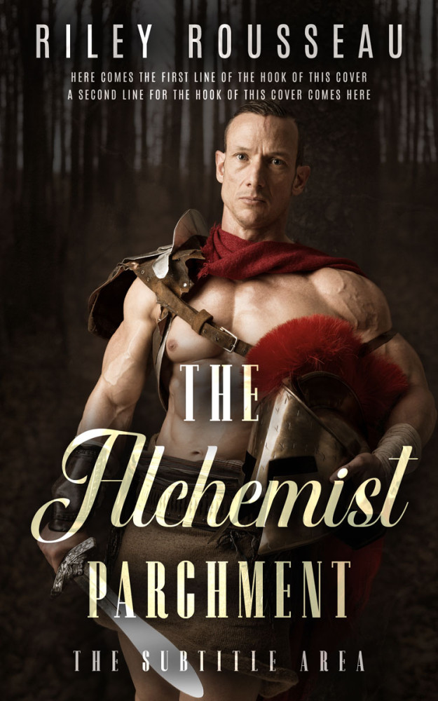 Front view of Oil #15285 - Premade Historical Book Cover