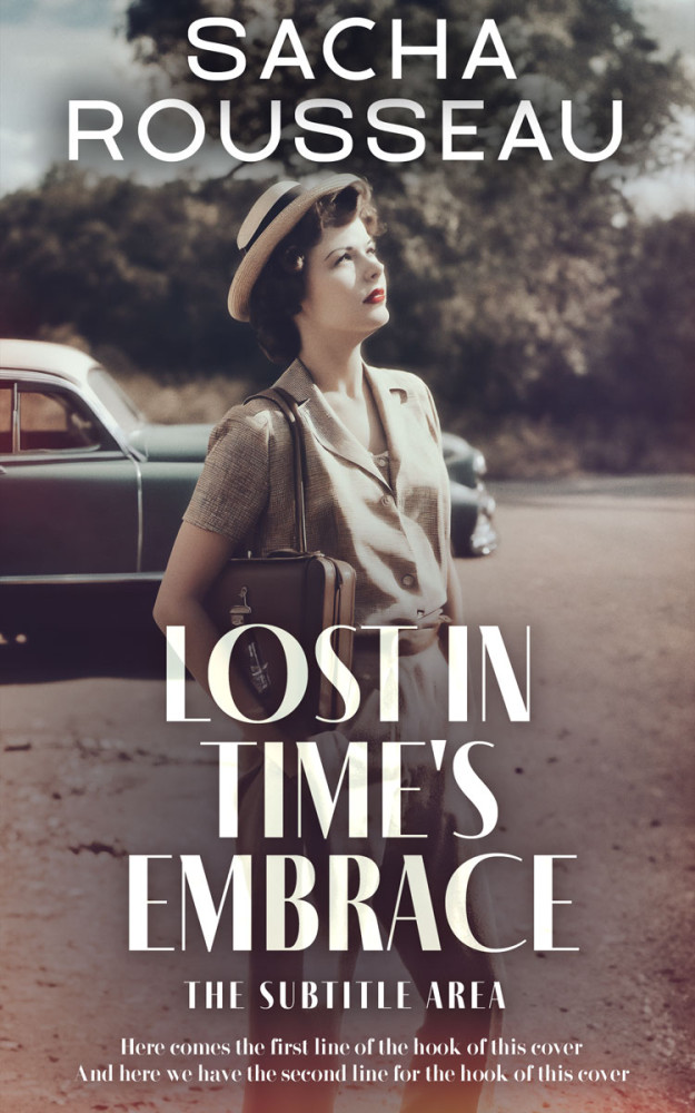 Front view of Dorado #15325 - Premade Historical Book Cover