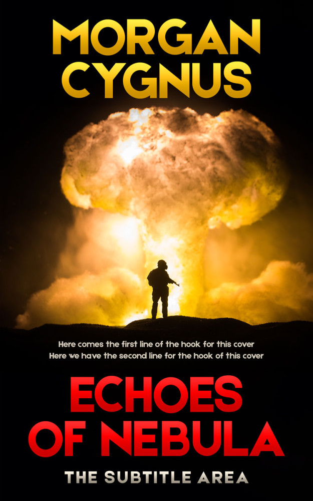 Front view of Anzac #15406 - Premade Apocalyptica Book Cover