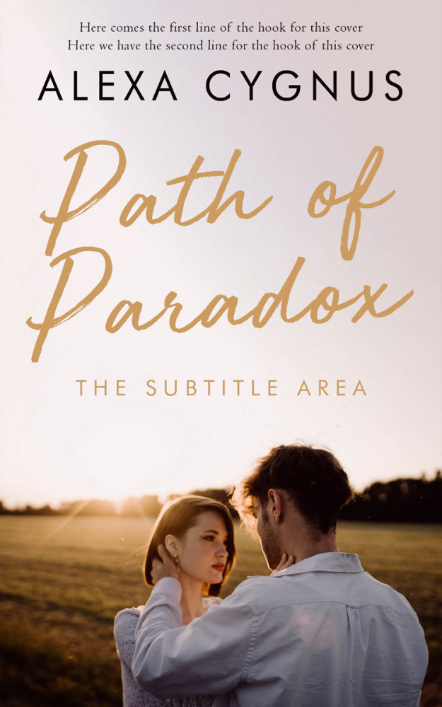 Front view of Ebb #15419 - Premade Romance Book Cover