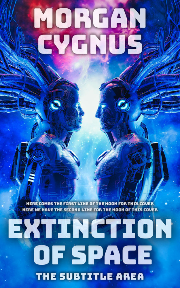 Front view of Lavender Gray #15443 - Premade Romance Book Cover