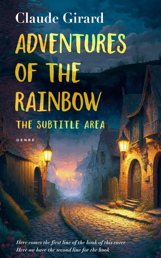 Front view of Ebony Clay #15451 - Premade Fantasy Book Cover