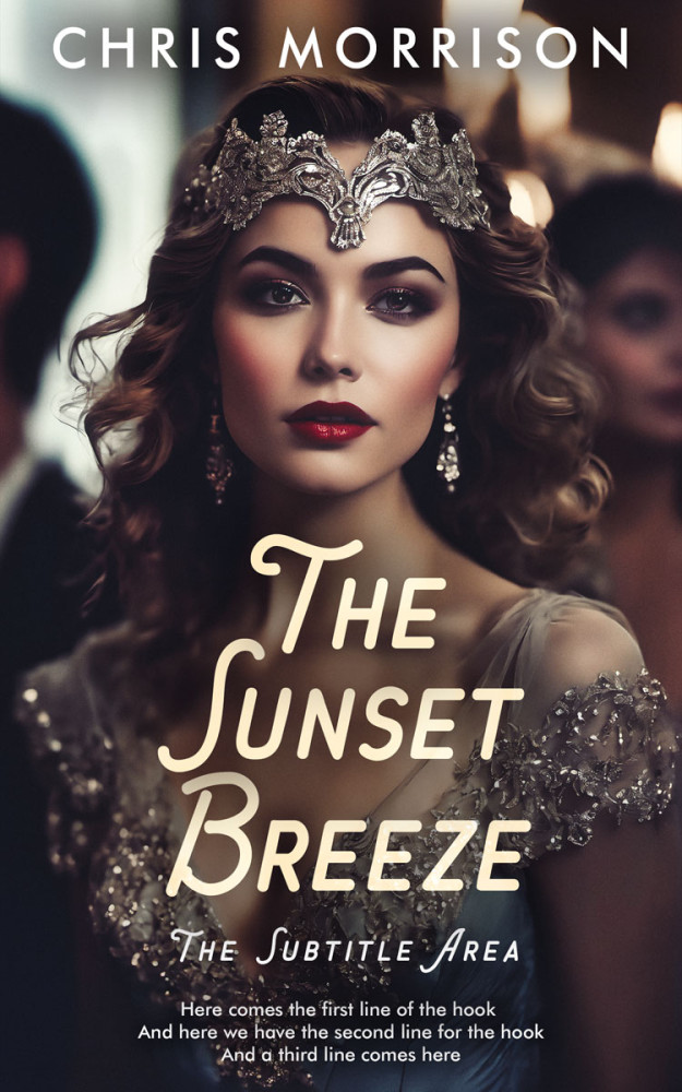 Front view of Thunder #15504 - Premade Romance Book Cover