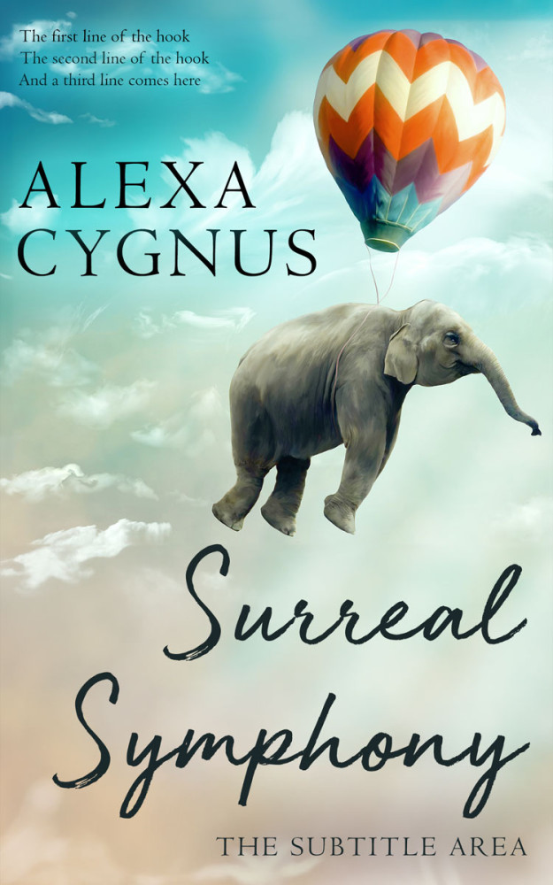 Front view of Tasman #15540 - Premade Fantasy Book Cover