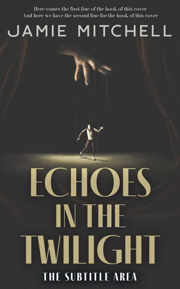 Front view of Tuatara #15556 - Premade Abstract Book Cover