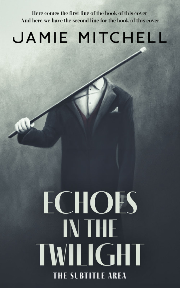 Front view of Pumice #15562 - Premade Surreal Book Cover