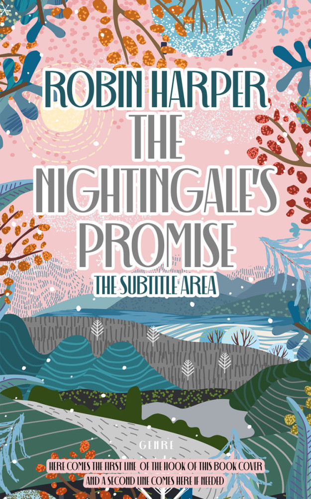 Front view of Wafer #15669 - Premade Literary Fiction Book Cover