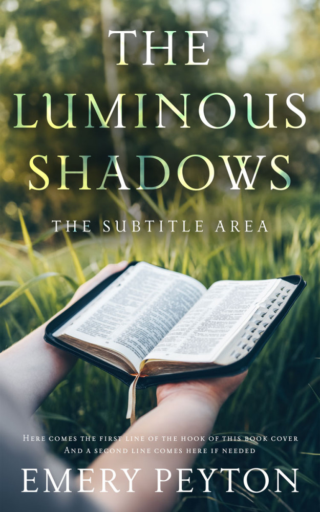 Front view of Lunar Green #15730 - Premade Religion & Spirituality Book Cover