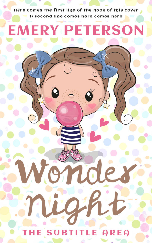 Front view of Bizarre #15753 - Premade Teen & Young Adult Book Cover