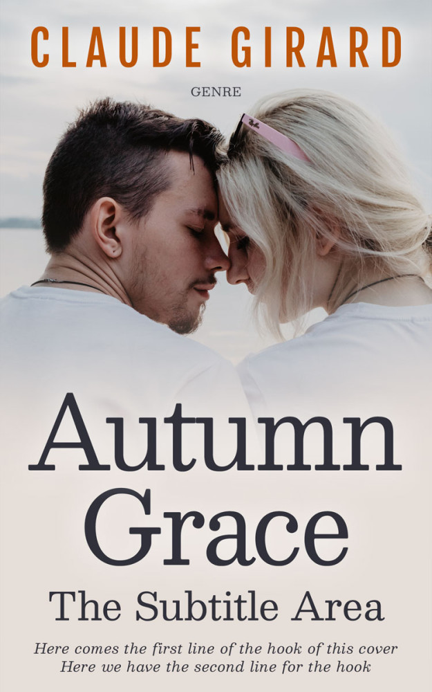 Front view of Timberwolf #15771 - Premade Romance Book Cover