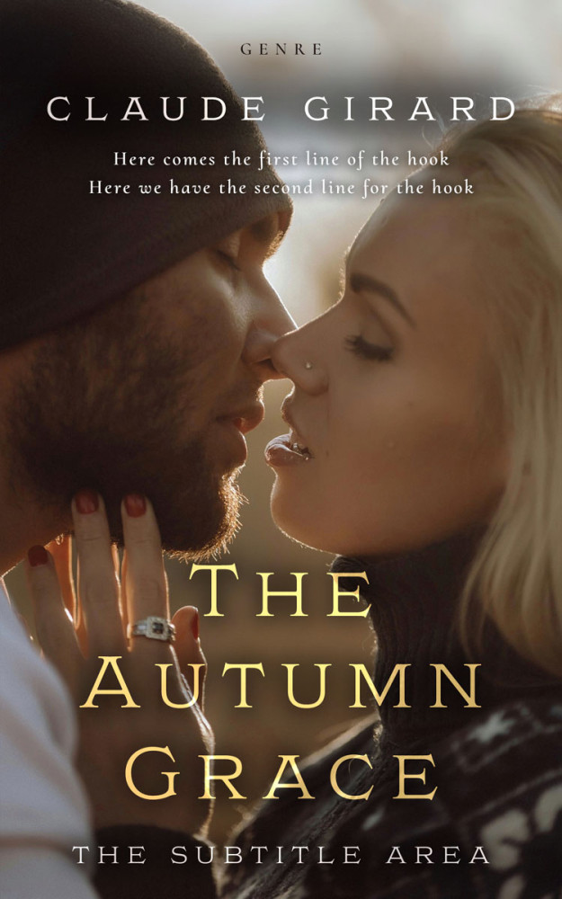 Front view of English Walnut #15805 - Premade Romance Book Cover