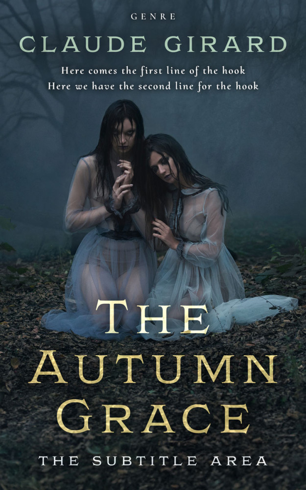 Front view of Outer Space #15820 - Premade Horror Book Cover