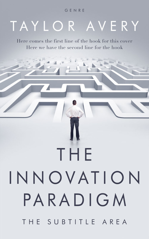 Front view of Mischka #15843 - Premade Business Book Cover