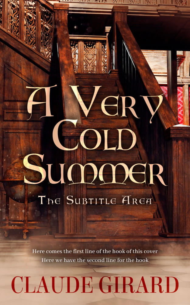 Front view of Cedar #15931 - Premade Historical Book Cover