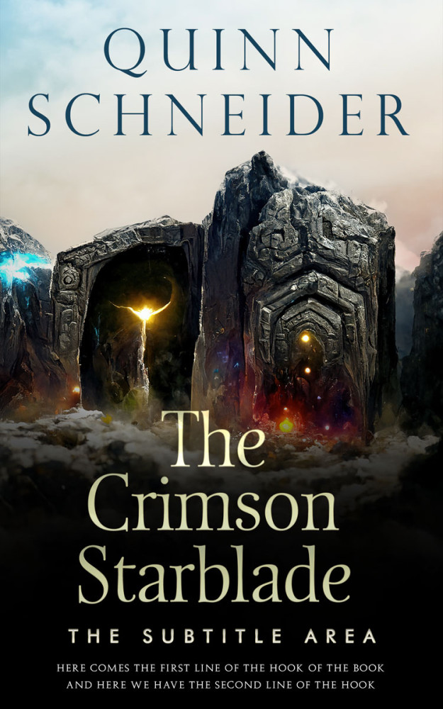 Front view of Rangoon Green #15955 - Premade Fantasy Book Cover