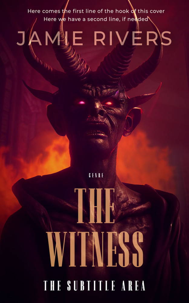 Front view of Aubergine #16021 - Premade Fantasy Book Cover | BookCoverZone