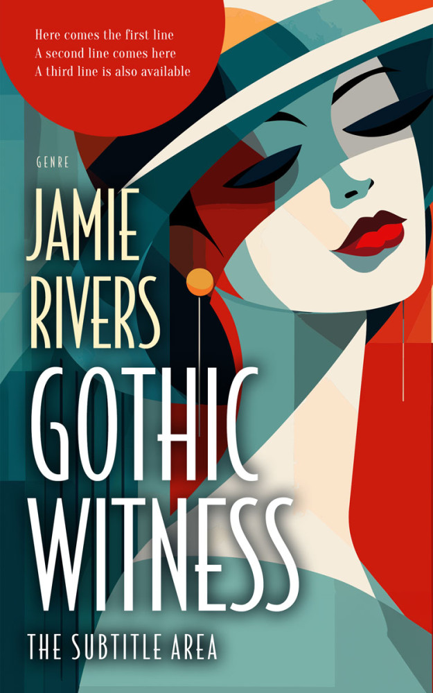 Front view of Spectra #16053 - Premade Abstract Book Cover