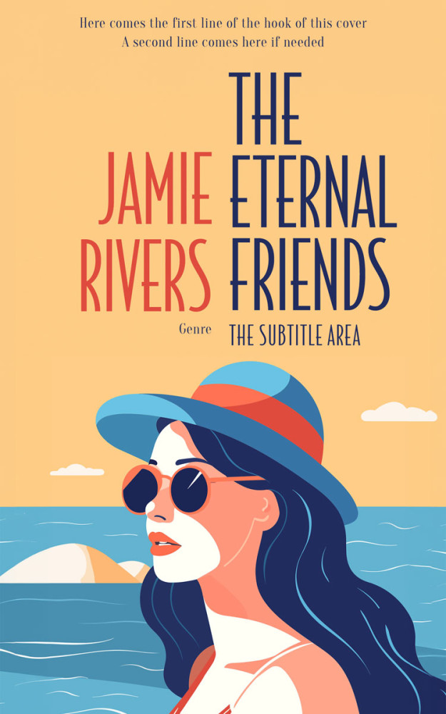 Front view of Calypso #16068 - Premade Travel Book Cover