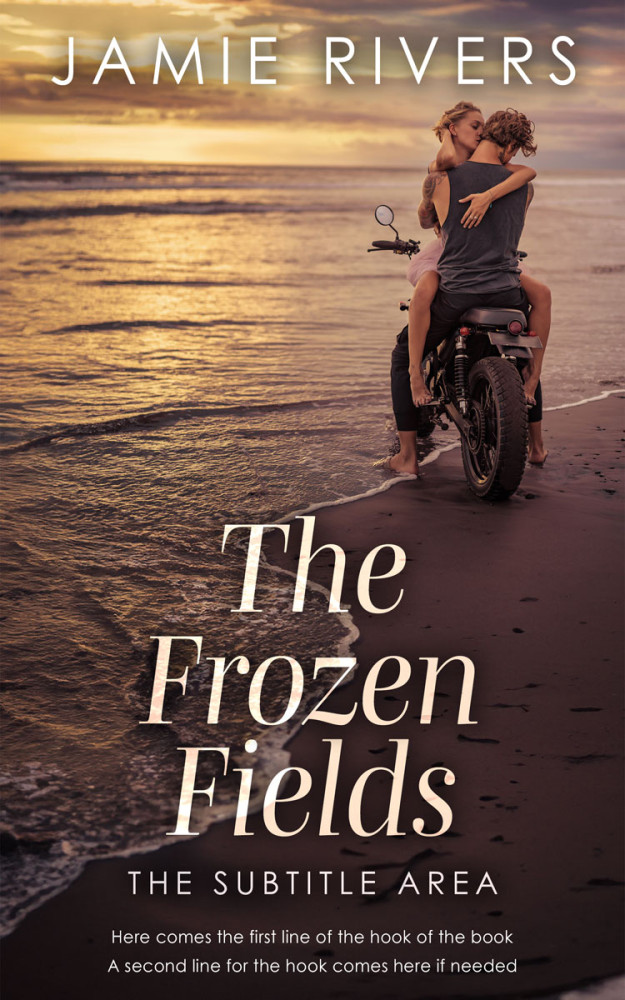 Front view of Cocoa Brown #16118 - Premade Romance Book Cover