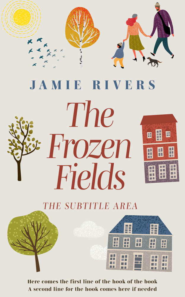 Front view of Westar #16131 - Premade Chick Lit Book Cover