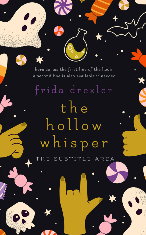 Front view of Cod Gray #16193 - Premade Horror Book Cover