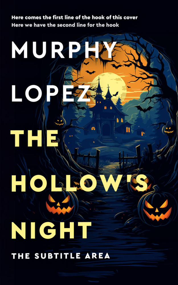 Front view of Equator #16209 - Premade Horror Book Cover