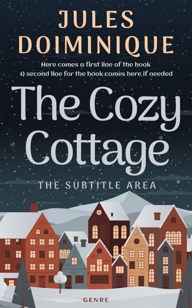 Front view of Silk #16271 - Premade Literary Fiction Book Cover