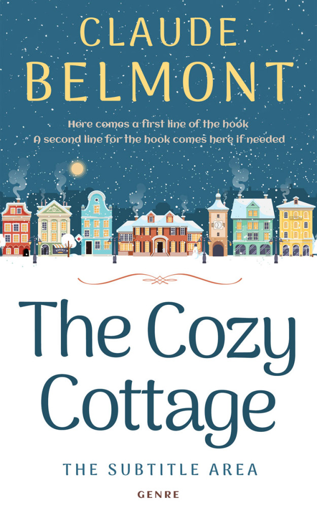 Front view of Calypso #16272 - Premade Literary Fiction Book Cover