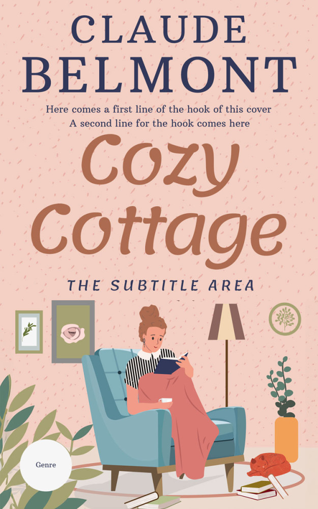 Front view of Rose Fog #16279 - Premade Literary Fiction Book Cover