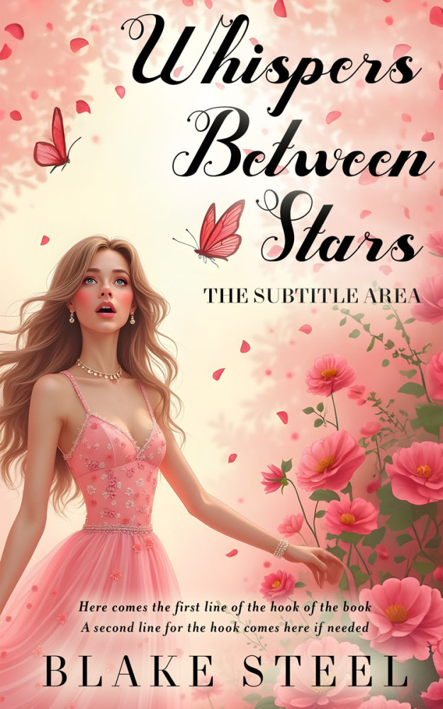 Front view of Mandys Pink #16337 - Premade Fantasy Book Cover