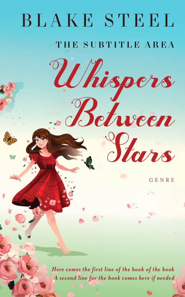 Front view of Periglacial Blue #16339 - Premade Fantasy Book Cover