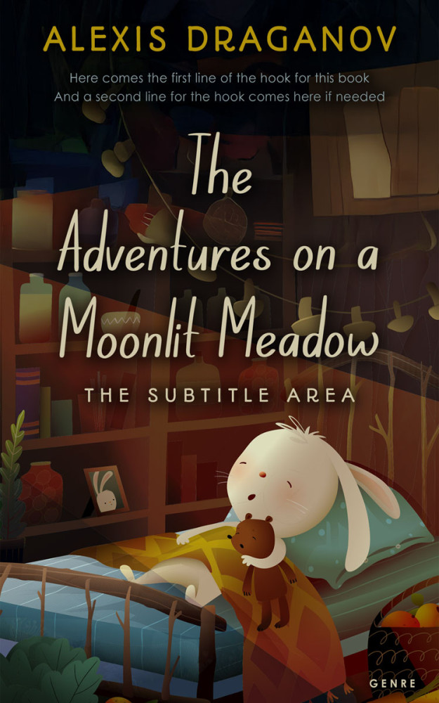 Front view of Oil #16376 - Premade Teen & Young Adult Book Cover