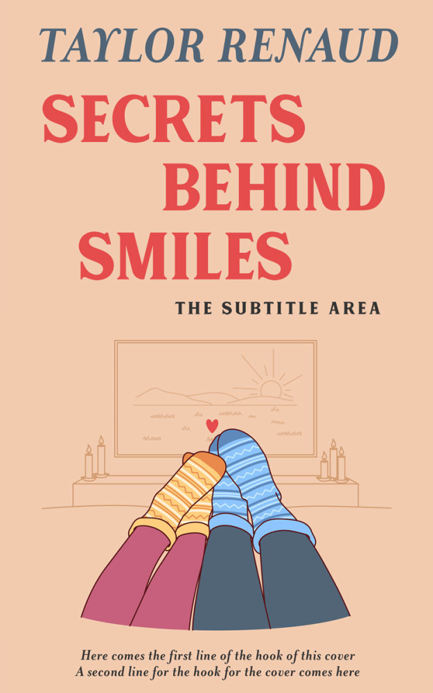 Front view of Mandys Pink #16385 - Premade Romance Book Cover