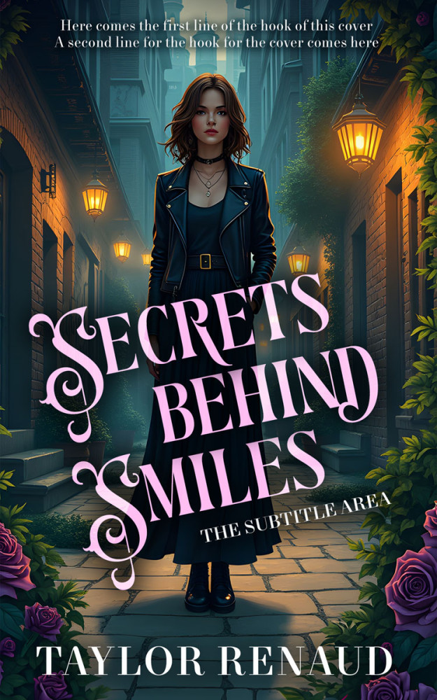 Front view of Outer Space #16394 - Premade Chick Lit Book Cover