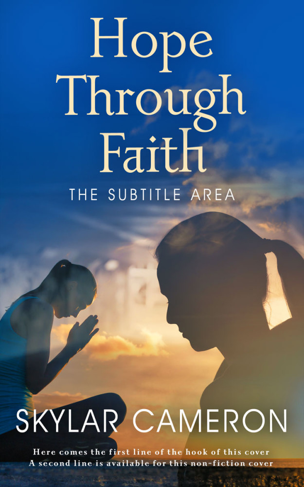 Front view of Chambray #16518 - Premade Health & Mind & Body Book Cover