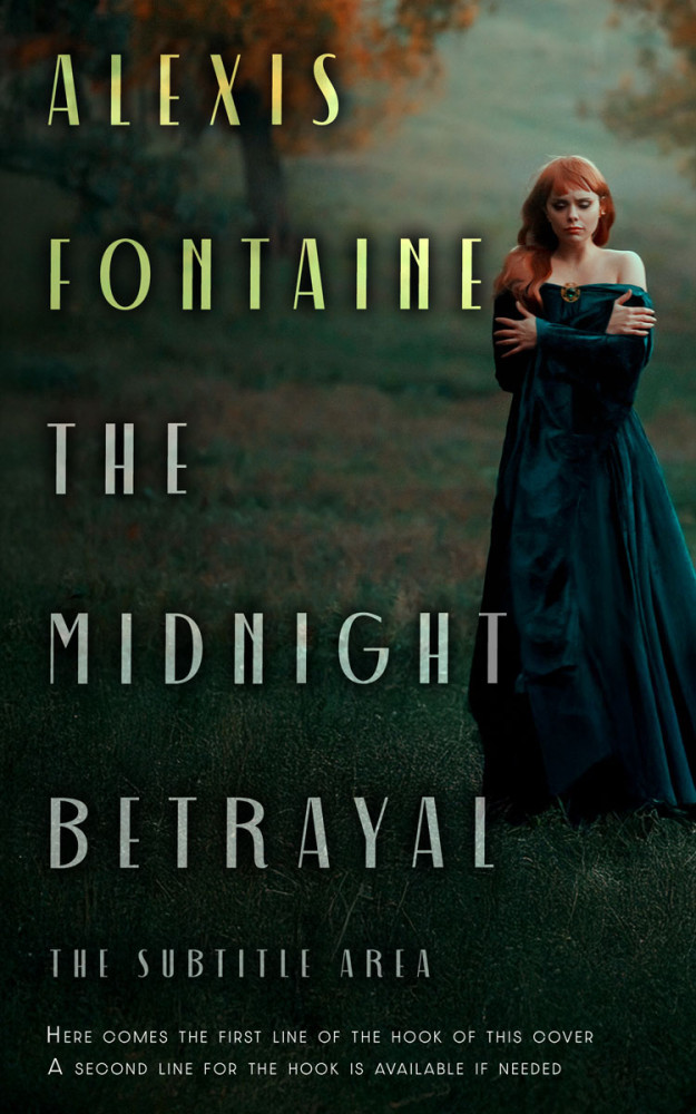 Front view of Log Cabin #16542 - Premade Fantasy Book Cover