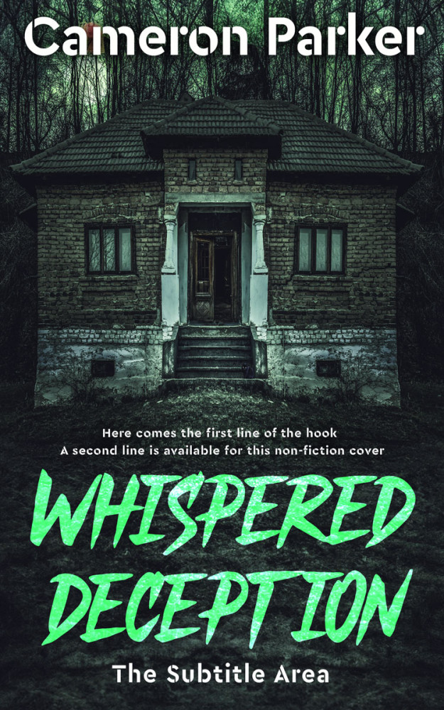 Front view of Outer Space #16591 - Premade Mystery & Thriller & Suspense Book Cover