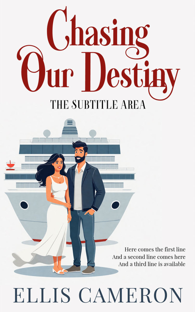 Front view of Gray Nurse #16610 - Premade Romance Book Cover