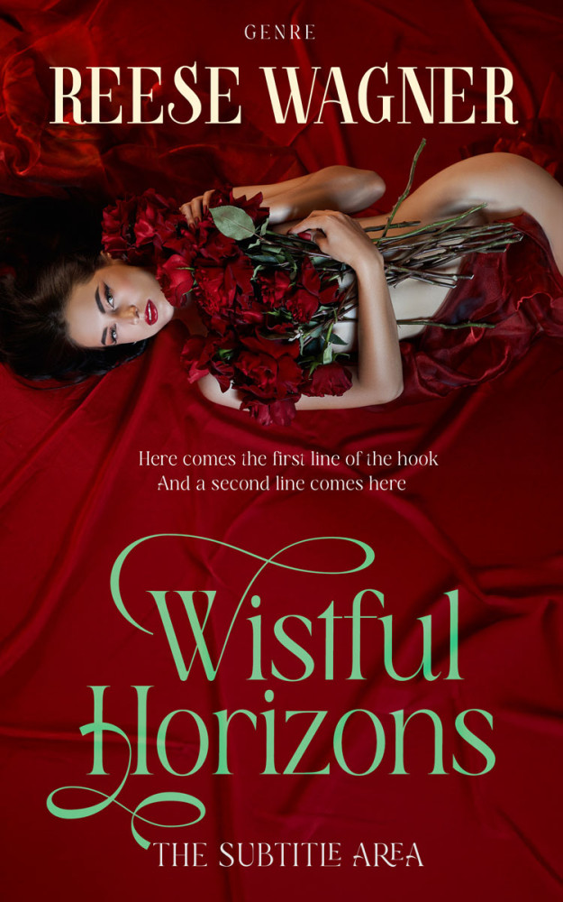 Front view of Mahogany #16623 - Premade Romance Book Cover