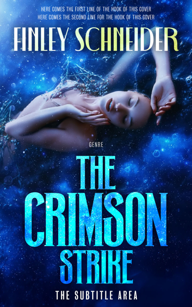 Front view of Blue Zodiac #16722 - Premade Fantasy Book Cover