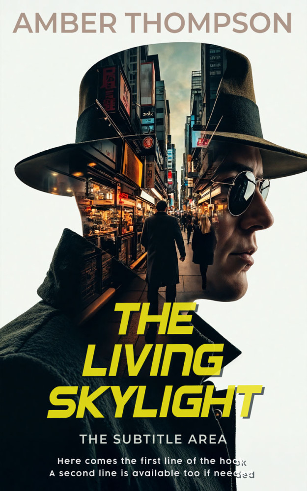 Front view of Shark #16745 - Premade Mystery & Thriller & Suspense Book Cover