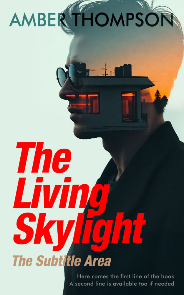 Front view of Tasman #16754 - Premade Abstract Book Cover