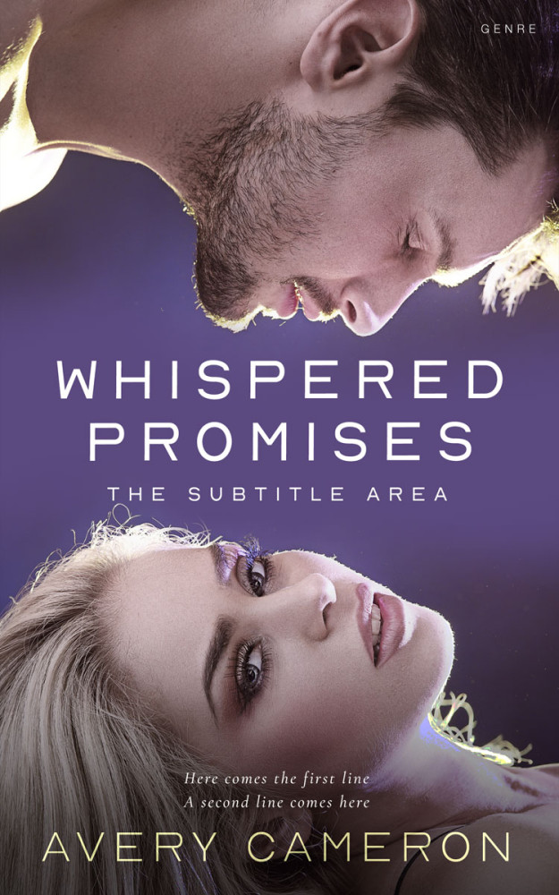 Front view of Old Lavender #16810 - Premade Romance Book Cover